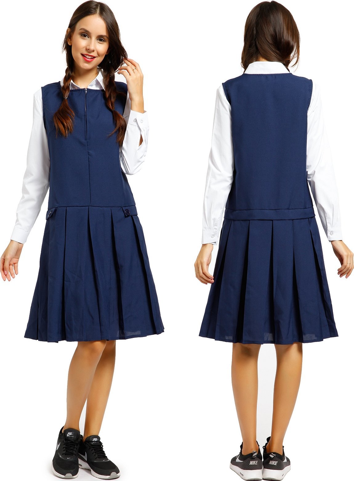 Pinafore dress school uniform