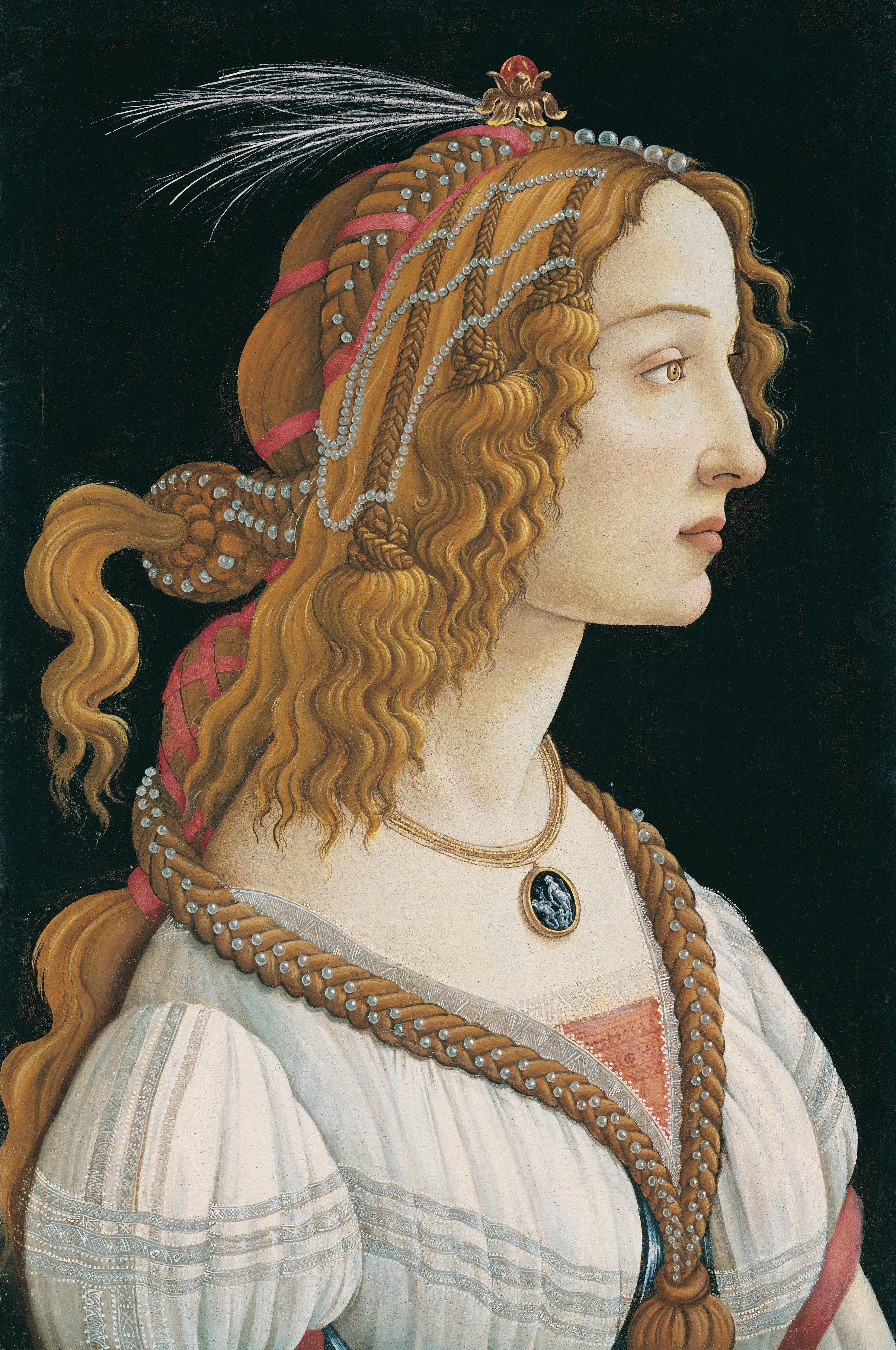 Боттичелли портрет молодой женщины
