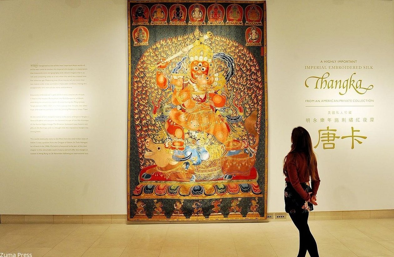 Будда живопись тибета