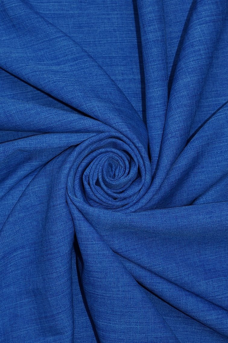 Ткань синяя трикотаж стрейч