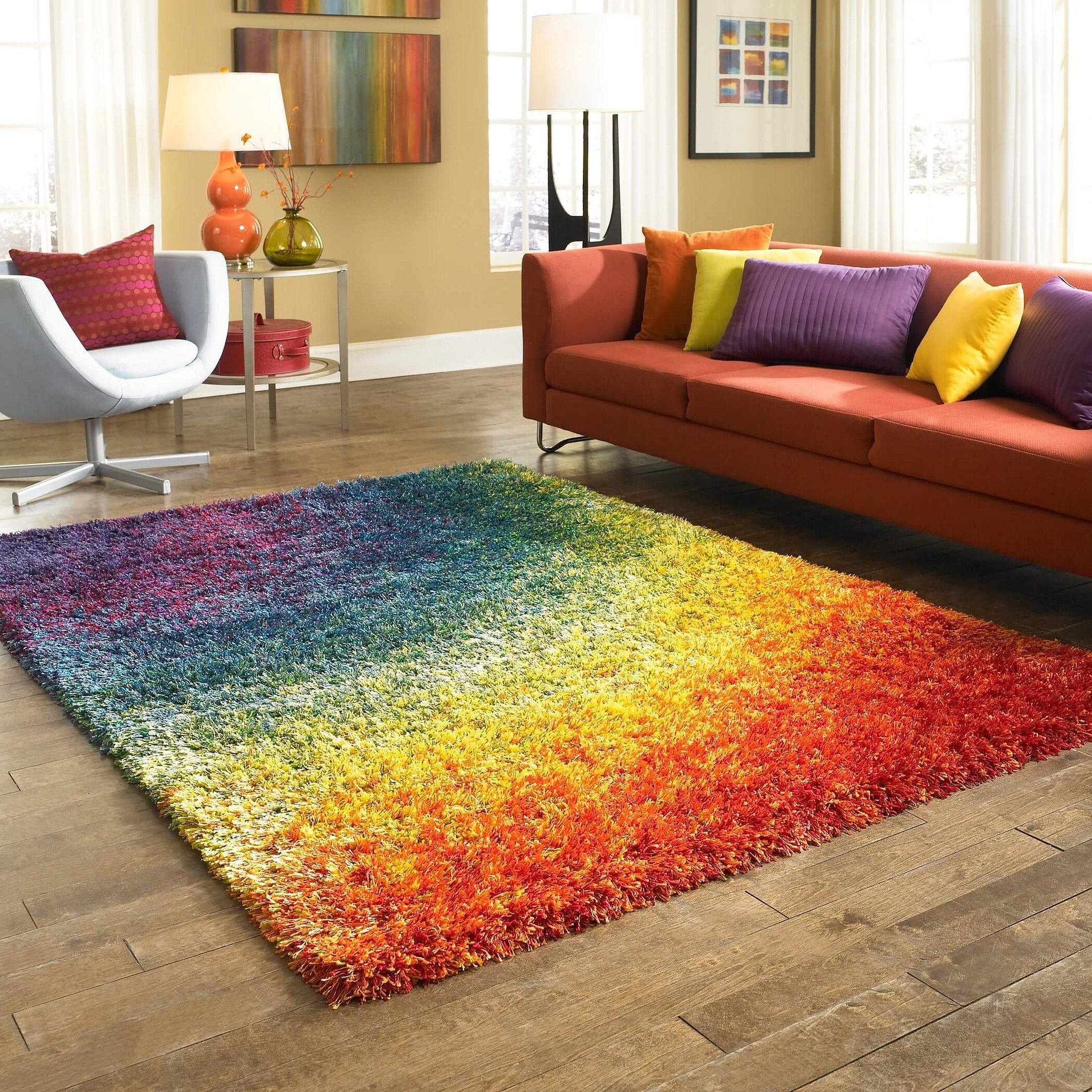 Яркие ковры на пол