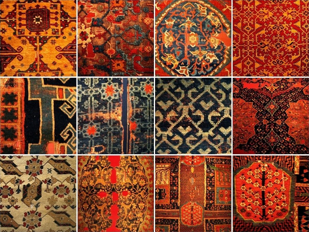 Орнаменты традиционных турецких ковров