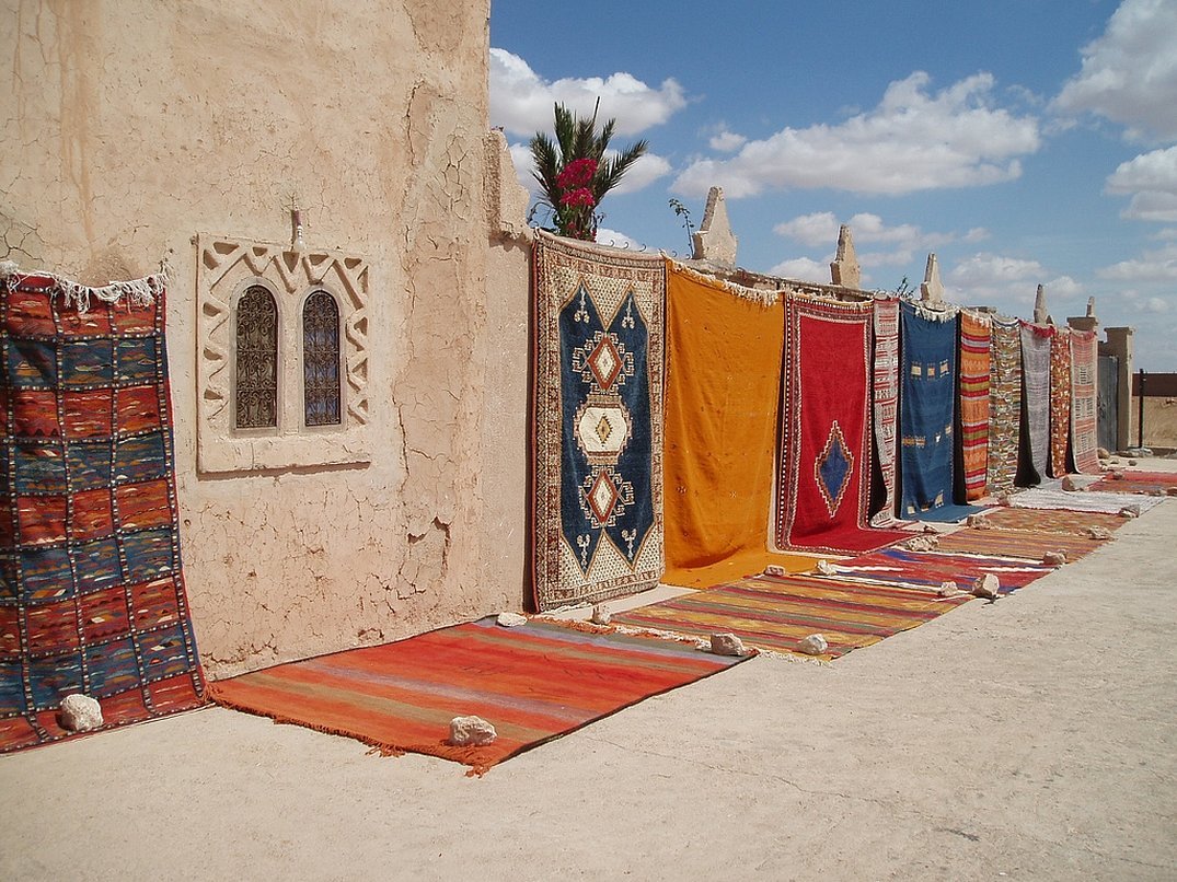 Красный марракеш в марокко