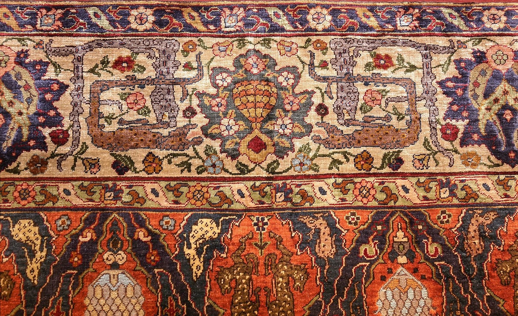 Старинный персидский ковер узор