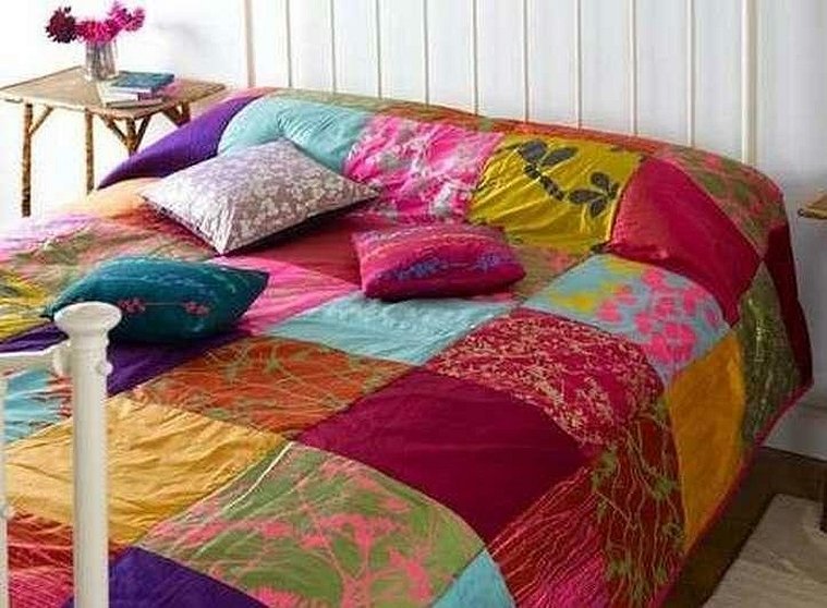 Лоскутные одеяла в стиле пэчворк