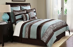 Шоколадный цвет в интерьере спальни: покрывала и постельные принадлежности