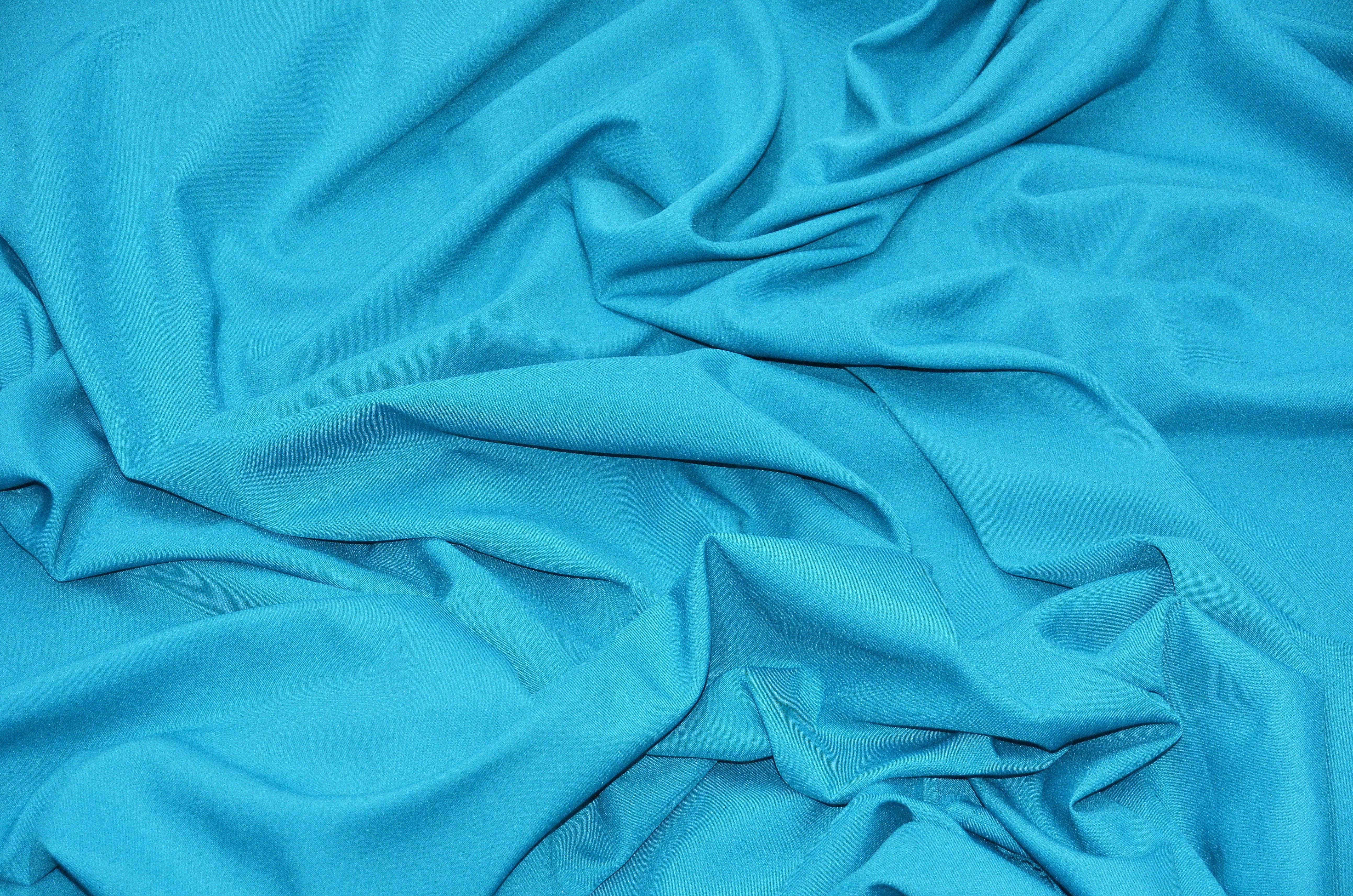 Ткань сатин голубой