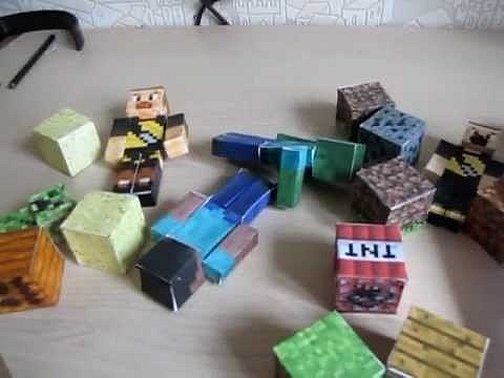 Лего майнкрафт самоделки блоки