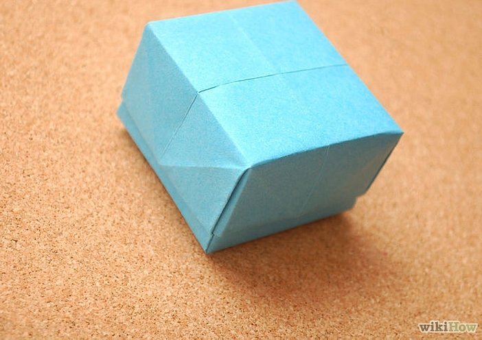 Закрытая коробочка оригами