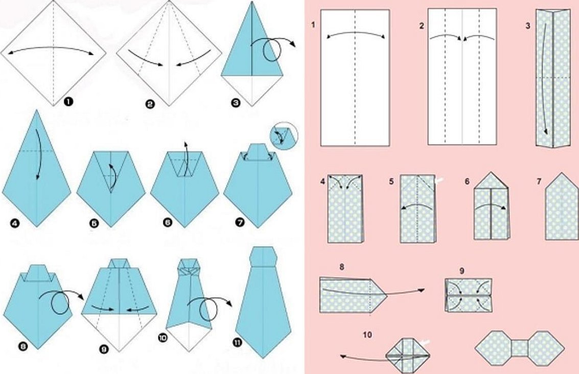 Открытка рубашка из бумаги с галстуком схема
