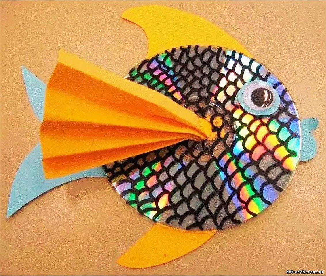 Золотая рыбка из диска