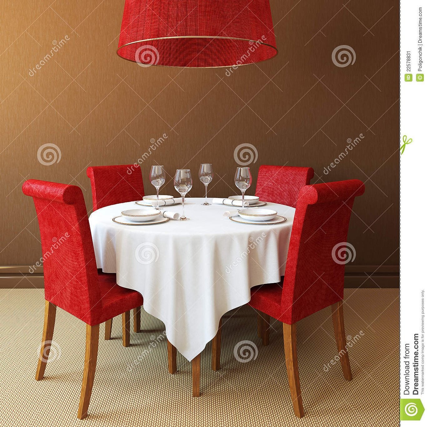 Сервировка обеденного стола скатерть