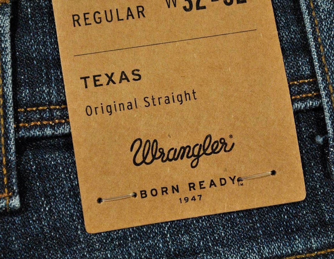 Wrangler jeans этикетка