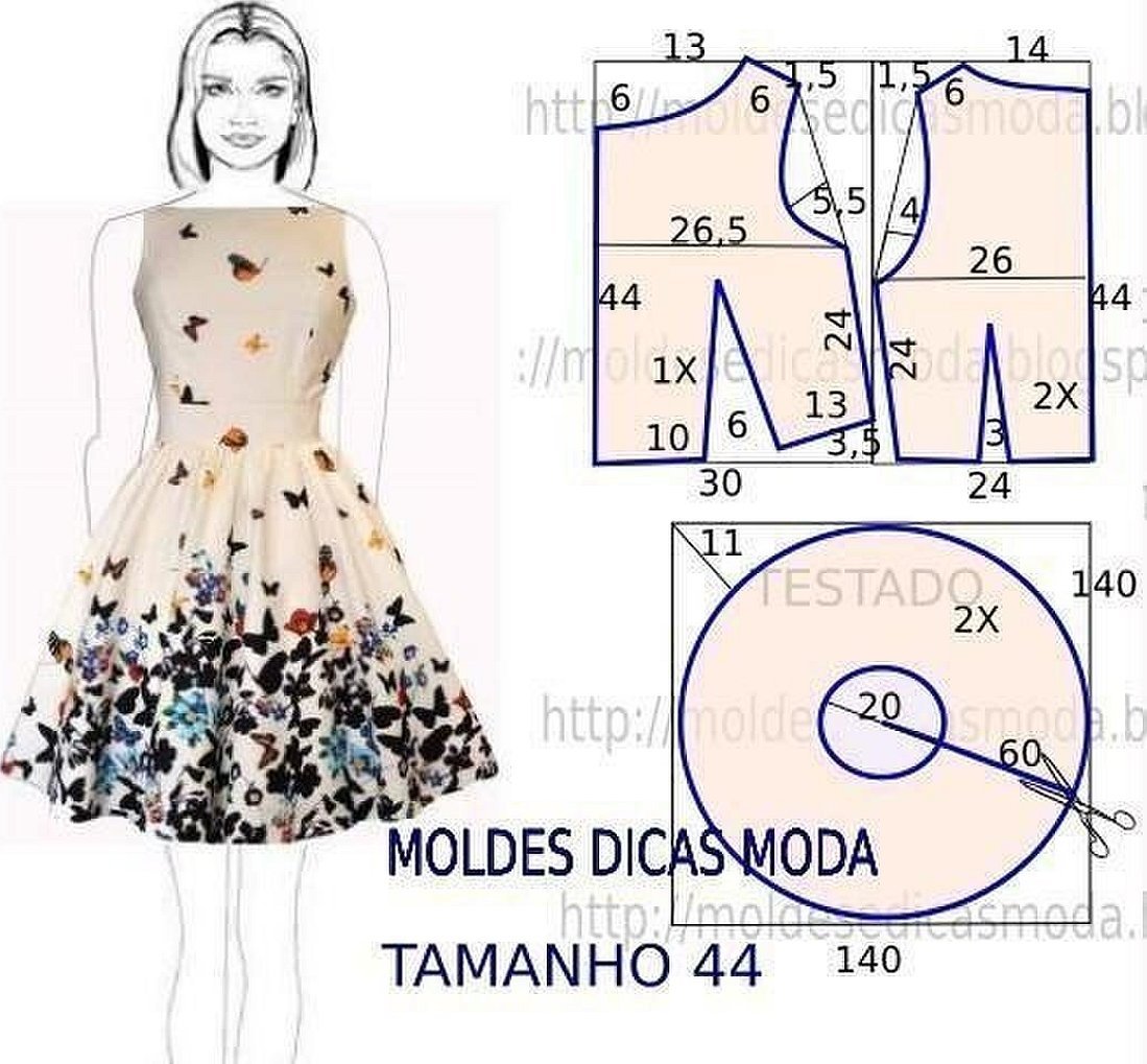 Выкройки платьев в стиле винтаж
