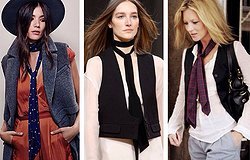 Модные шарфы-галстуки: Как выбрать и носить?