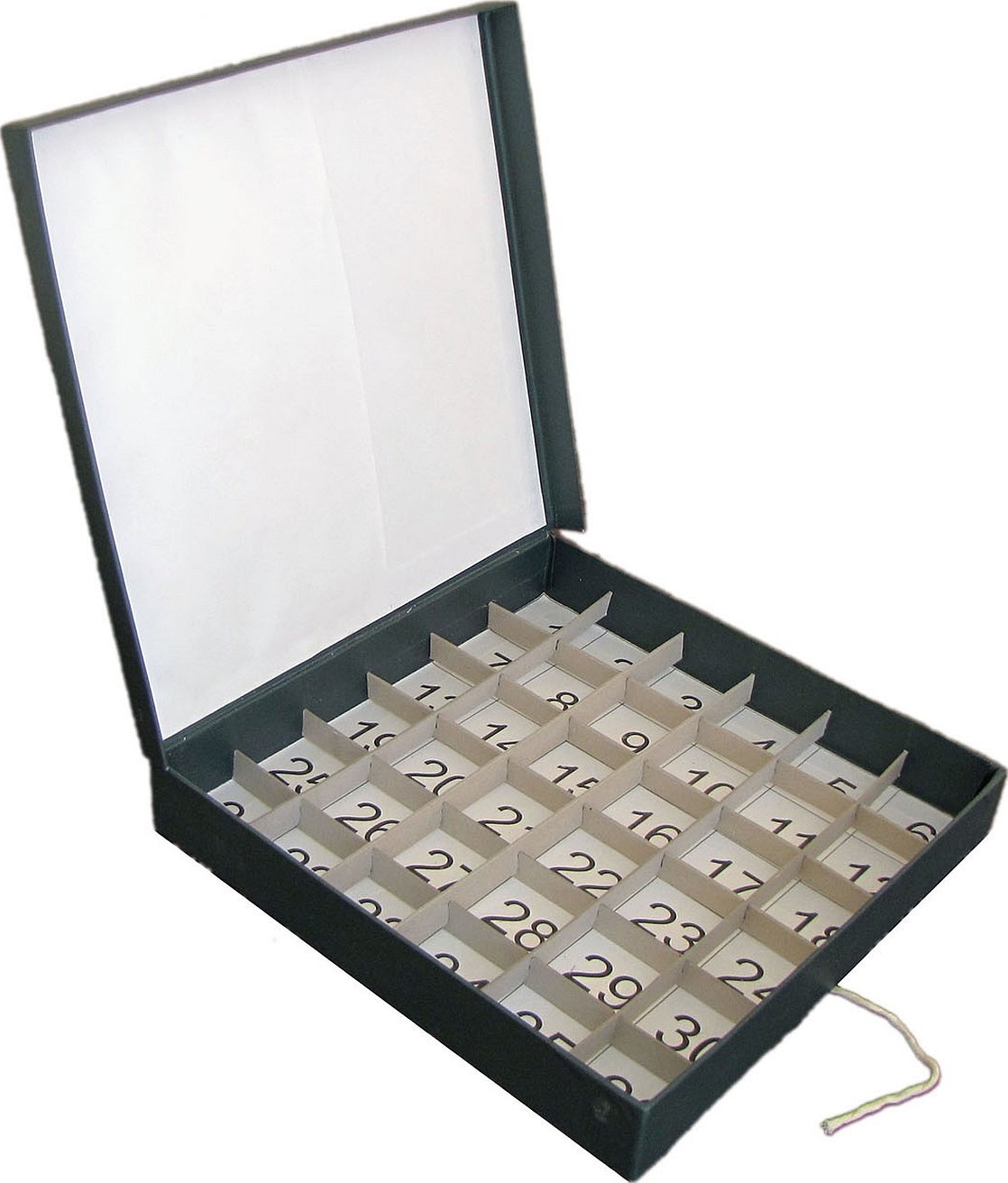 Коробка с ячейками для ювелирных украшений