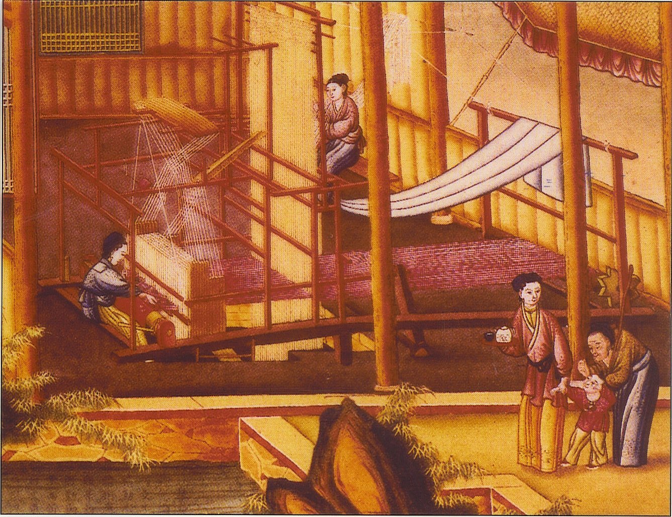 Производство шелка в китае в древности