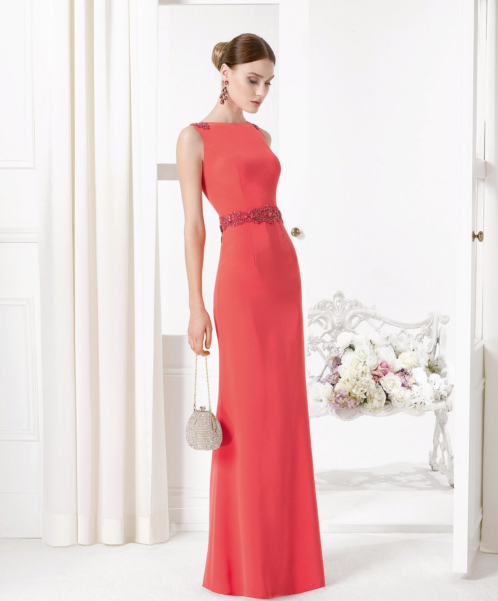 Элегантные красные платья длинные