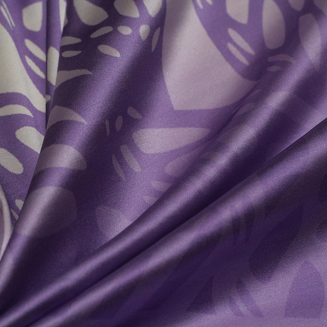 Ткань подкладка фиолетовая
