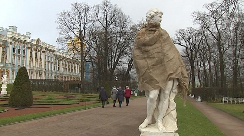 Екатерининский дворец в санкт-петербурге парк