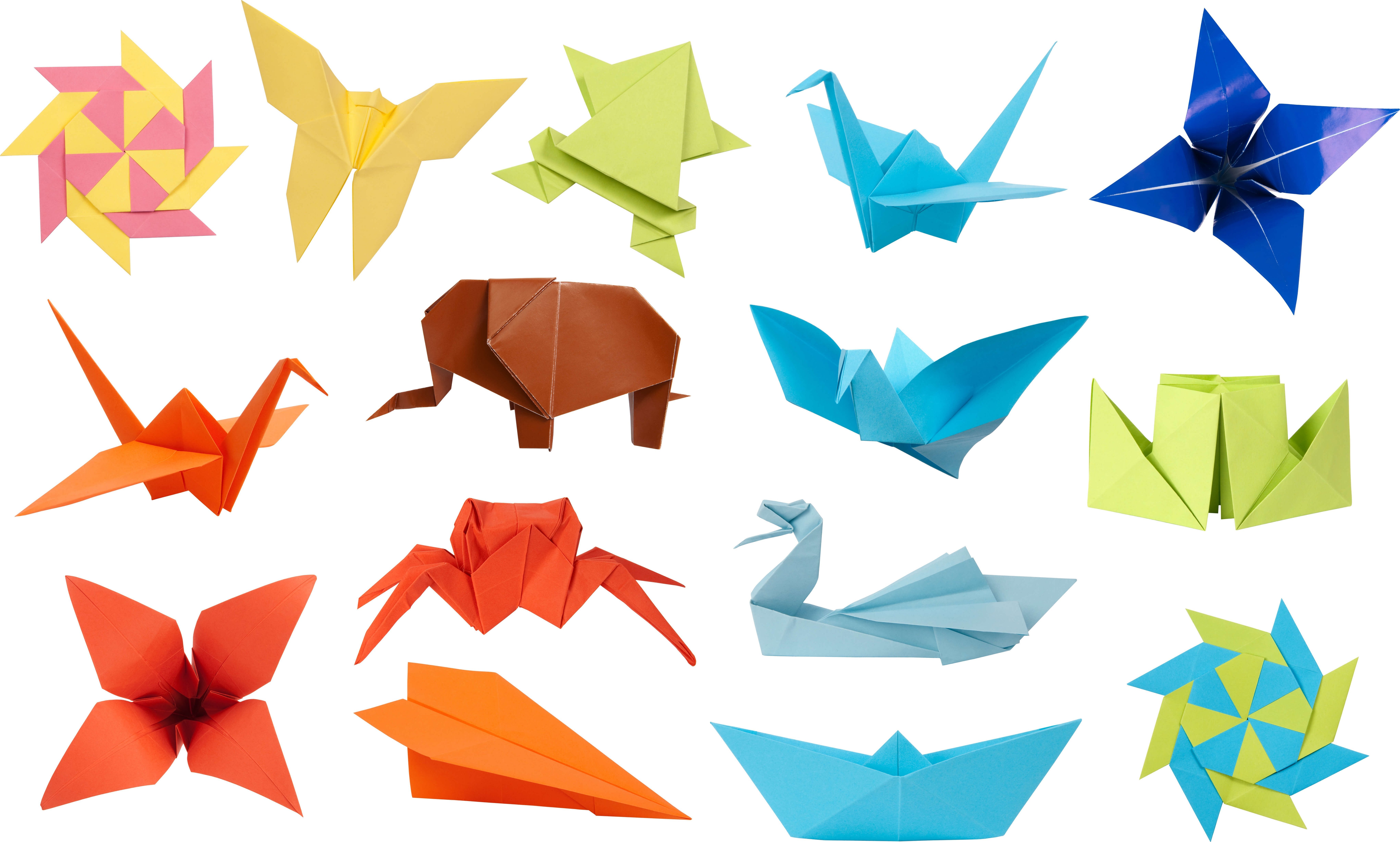 Фигурки из бумаги оригами