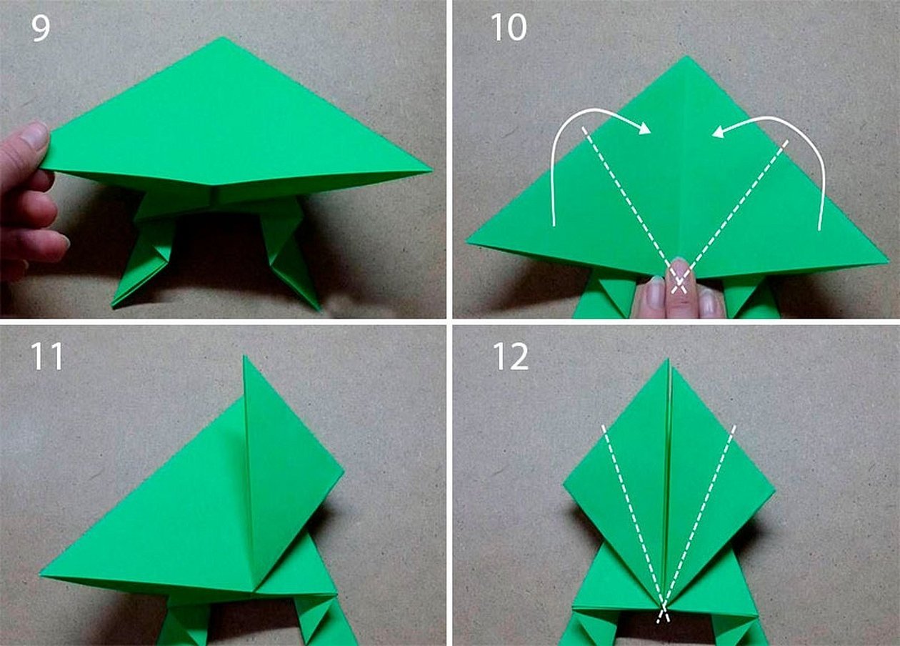 Как сделать лягушку из бумаги. Оригами лягушка пошаговая инструкция. Оригами из бумаги для детей лягушка прыгающая. Лягушка оригами пошагово для детей. Оригами лягушка из бумаги пошаговой инструкции.