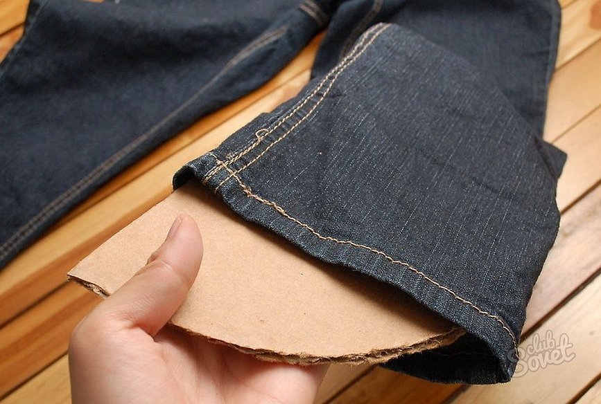 Подшить джинсы с сохранением фабричного шва
