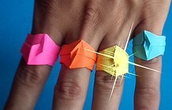 Как сделать кольцо из бумаги своими руками?
