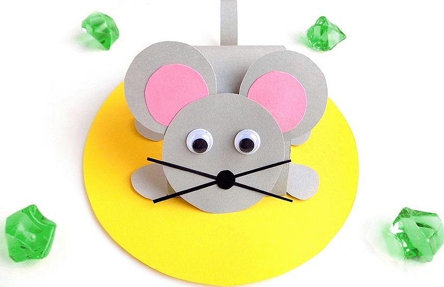 Мышка из бумаги своими руками для детей