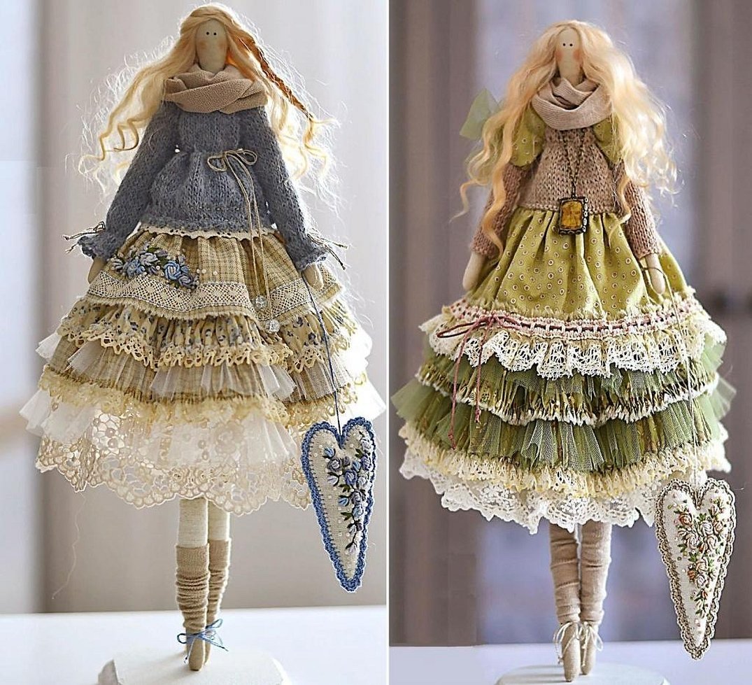 Сшить красивую куклу. Кукла Тильда. МК платье для куклы в стиле бохо. Куклы шитые в стиле. Кукла Тильда своими руками.
