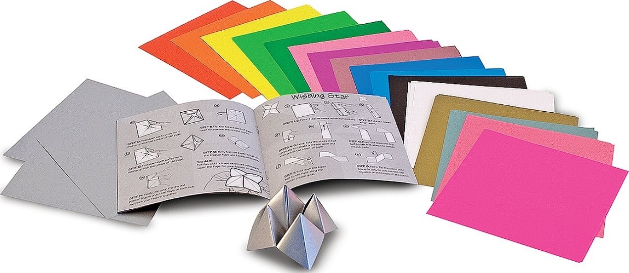 Бумага для оригами цветная