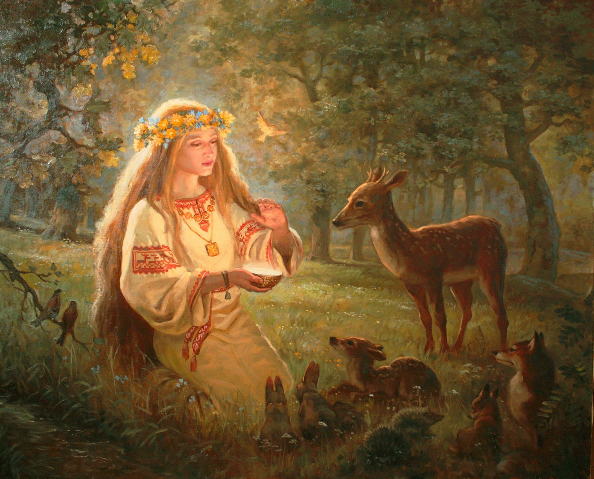 Андрей шишкин славянские картины девана