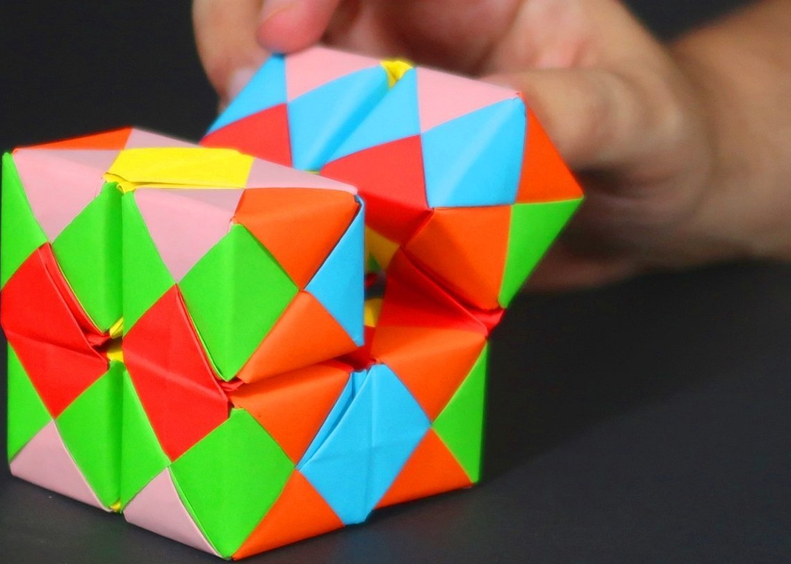 Оригами антистресс куб куб бесконечности