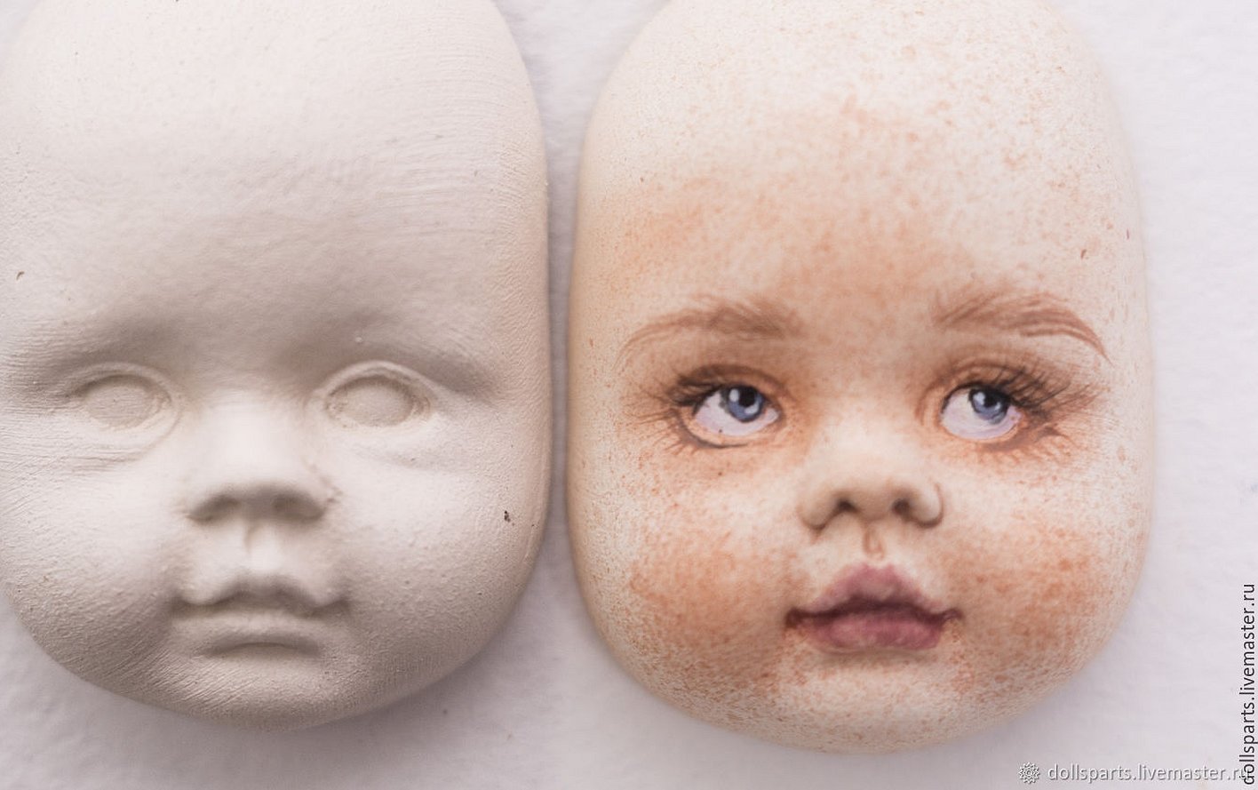 Лица кукол из полимерной лицо