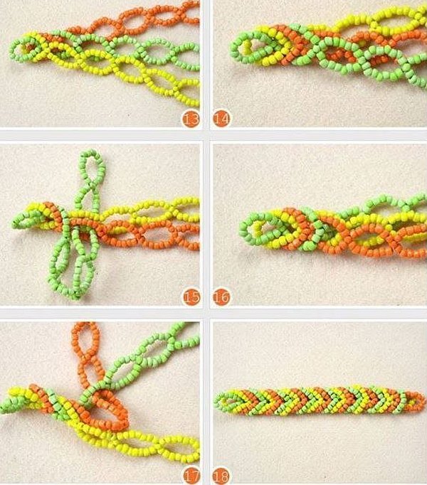 Плетение браслетов из бисера для начинающих