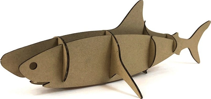 Papercraft акула игрушка