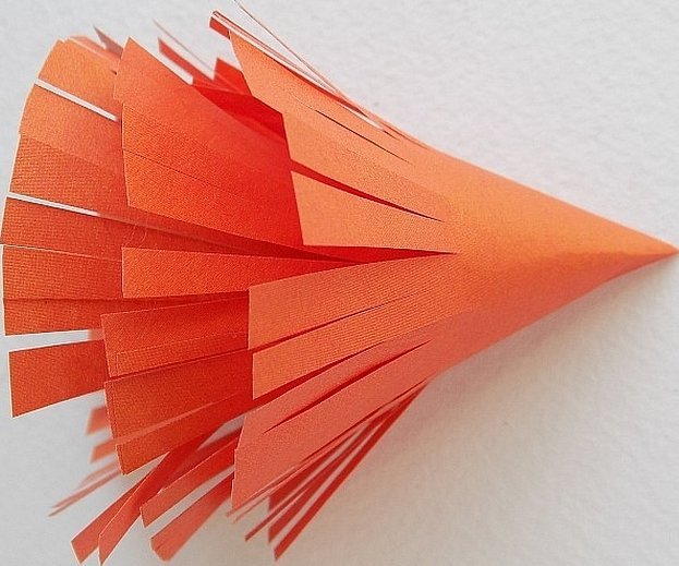 Оригами птица счастья из бумаги