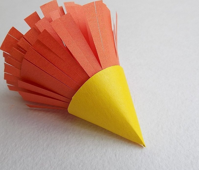 Птица счастья в технике оригами