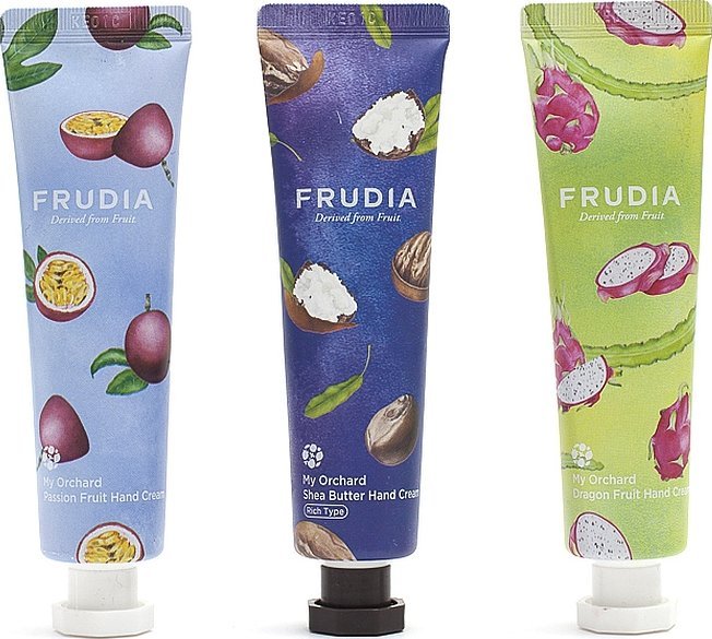 Крем для рук с экстрактами фруктов frudia squeeze therapy hand cream