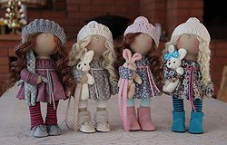 Кукла Снежка: как сделать текстильную куклу своими руками, мастер-класс