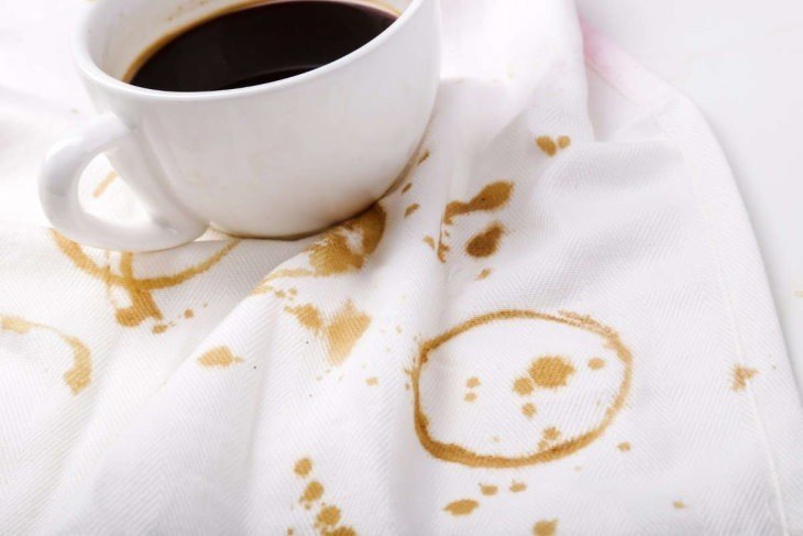 Как удалить пятна от кофе