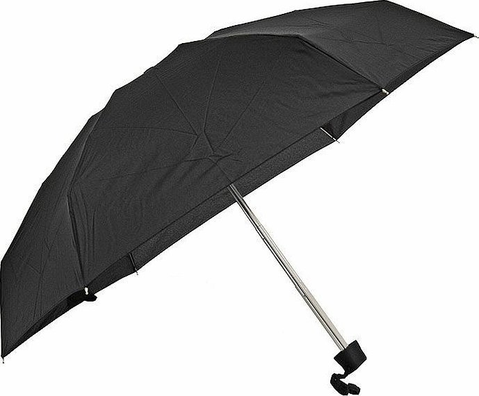 Складной зонт чёрный зонт