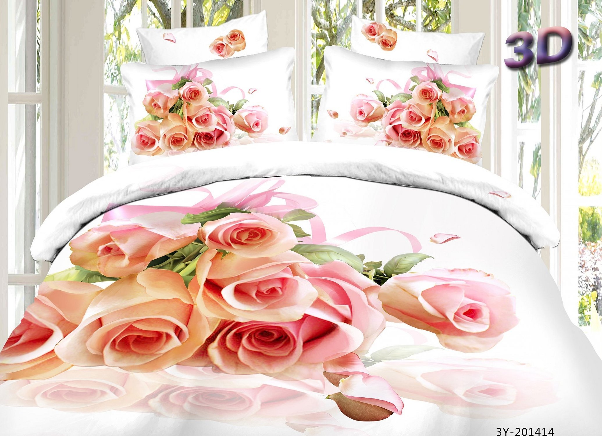 Постельное белье с розами