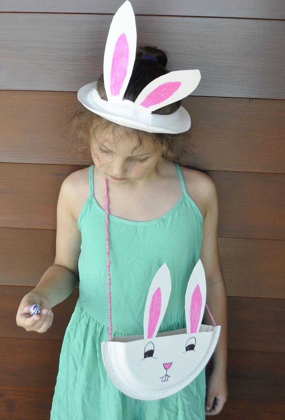 Easter bunny ears mask craft