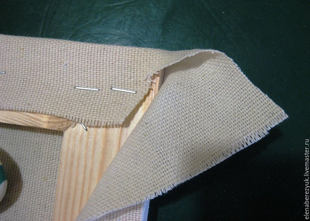 Панно мешковина ткань клей