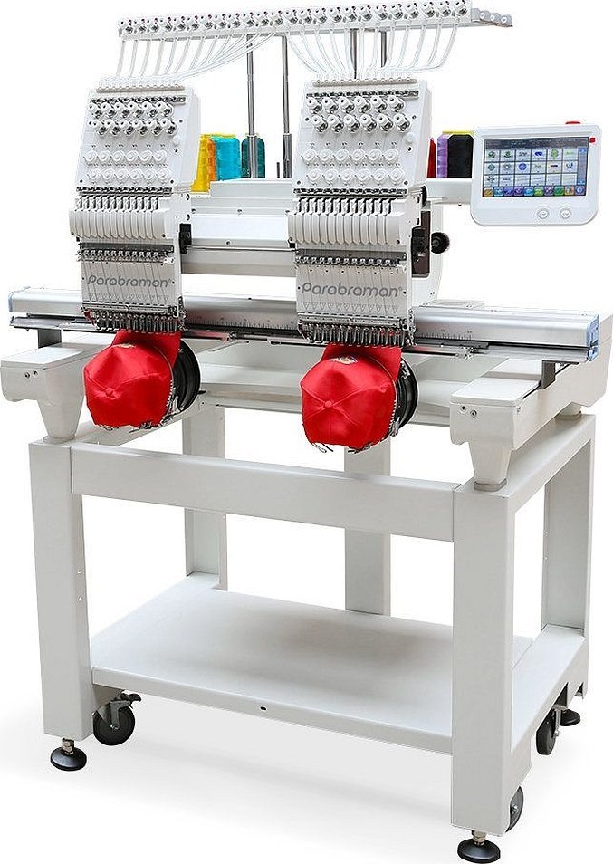 Японская вышивальная машина двухголовочная промышленная