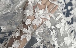 Вышивка на сетке для свадебного и обычного платья своими руками: мастер класс