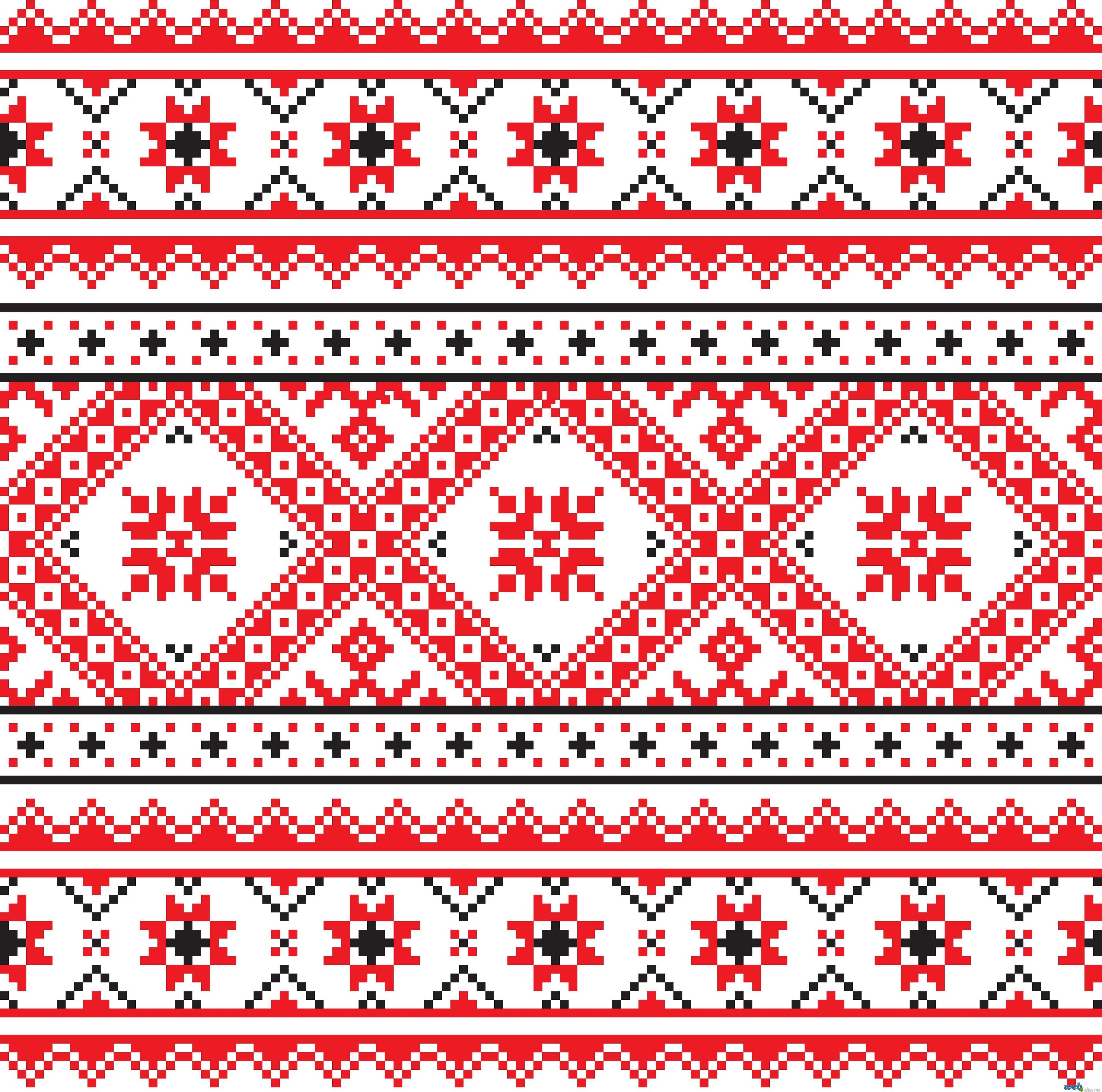 Этнические русские узоры орнамент для вышивки