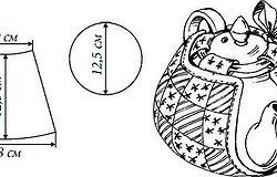 Как сшить грелку для чайника своими руками: схемы и выкройки в натуральную величину