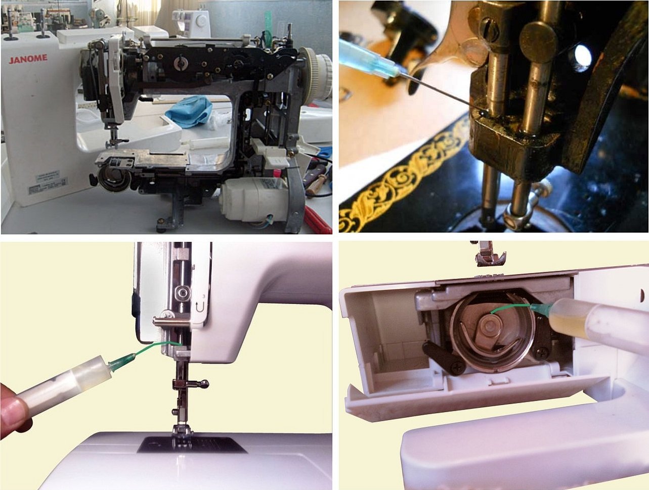 Как поднять швейную машинку. Смазка швейной машинки Janome. Смазка швейной машинки Janome 5500. Смазка швейной машинки Ягуар 620. Смазка машинки Джаноме.